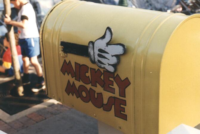 Mickey's Briefkasten