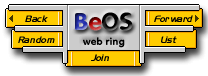 BeOS-Webring